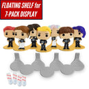 7-POP Floating Shelf for 7 Funko Pops | Fits BTS Butter 7-PACK