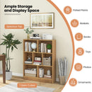 7-Section Freestanding Bookshelf for Kids Room Classroom Daycare Nursery-Natural