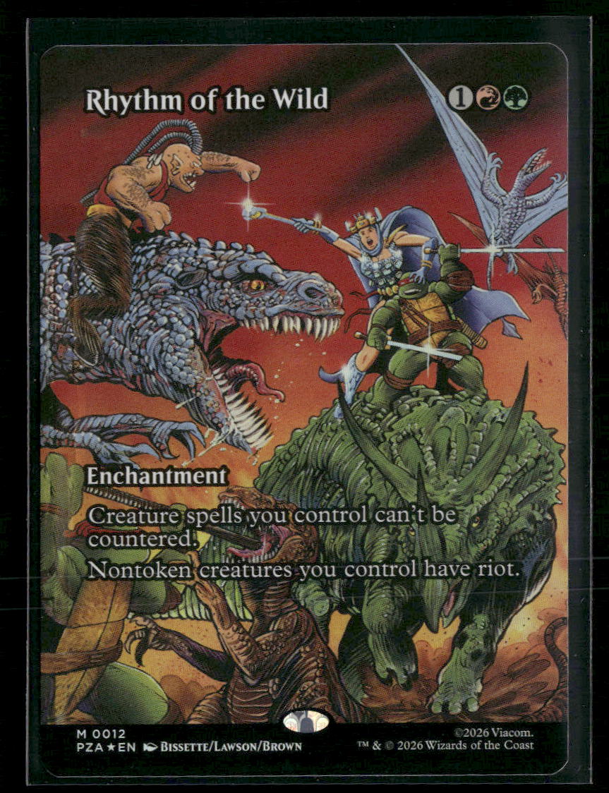 Teenage Mutant Ninja Turtles Rhythm of the Wild (Borderless) Foil #12