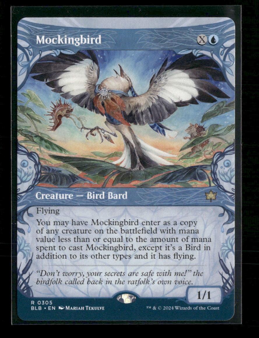 Bloomburrow Mockingbird (Showcase) #305
