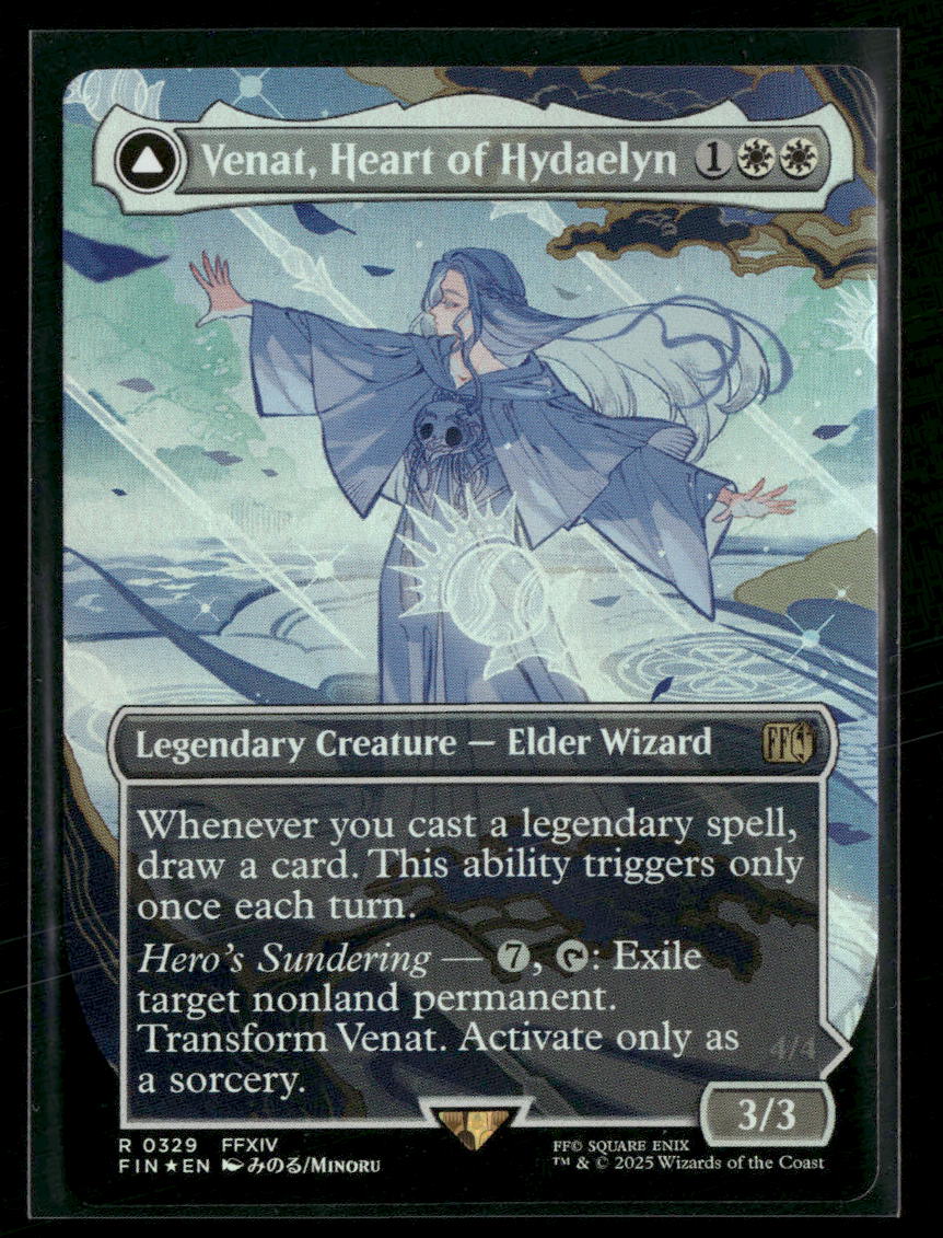 FINAL FANTASY Venat, Heart of Hydaelyn (Borderless) Foil #329