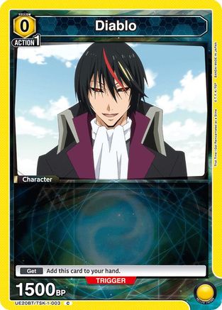 Diablo (003) (Box Topper Foil) (UE20BT/TSK-1-003) - UE20BT That Time I Got Reincarnated as a Slime Foil