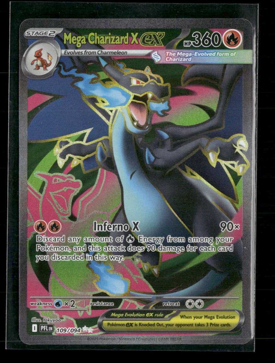 ME02: Phantasmal Flames Mega Charizard X ex #109/094