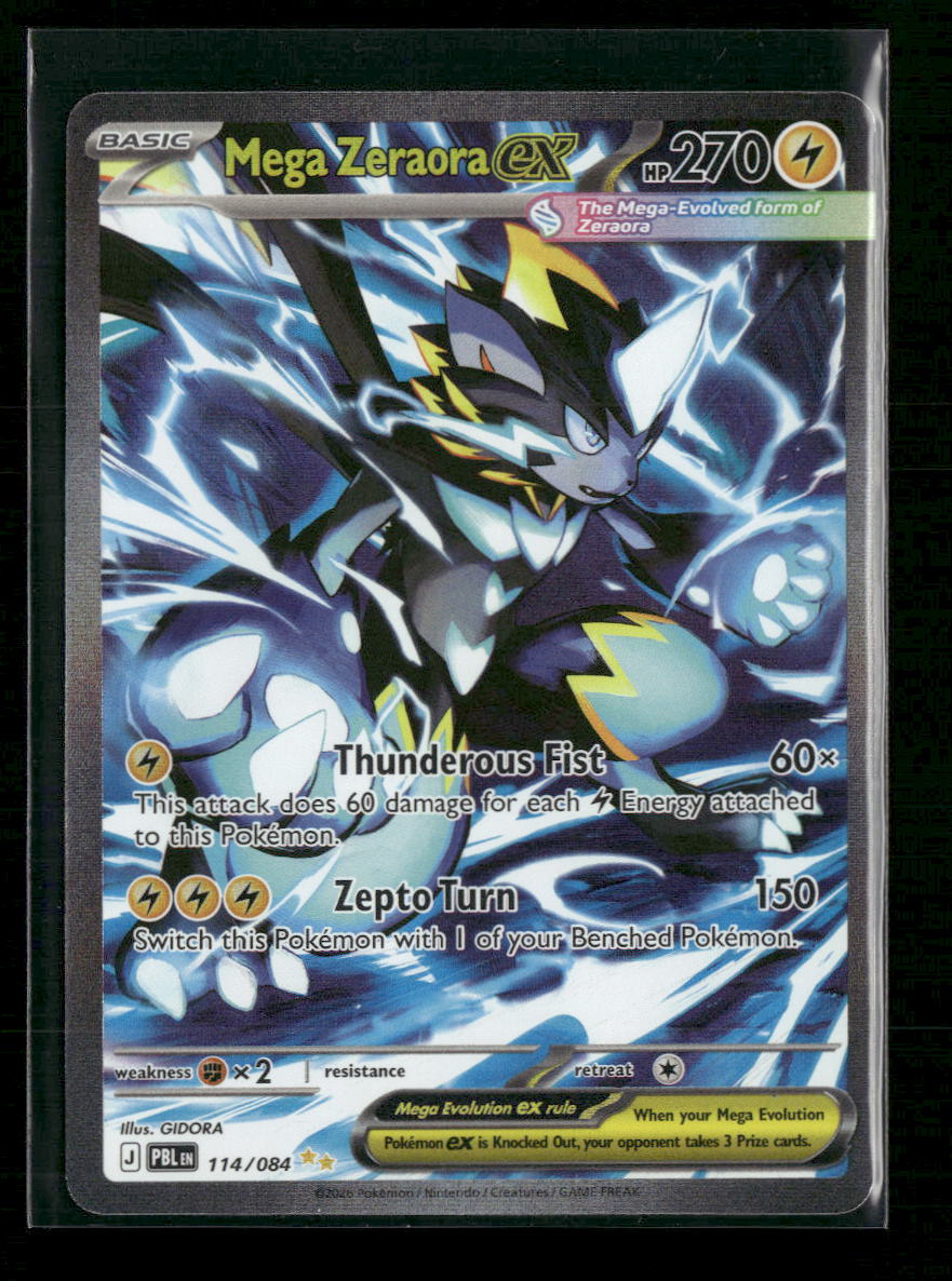 ME05: Pitch Black Mega Zeraora ex #114/084