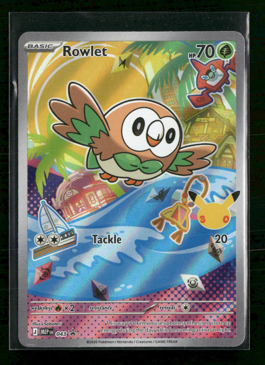 ME: Mega Evolution Promo Rowlet #043