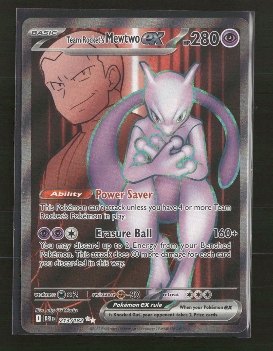 SV10: Destined Rivals Team Rocket's Mewtwo ex #213/182