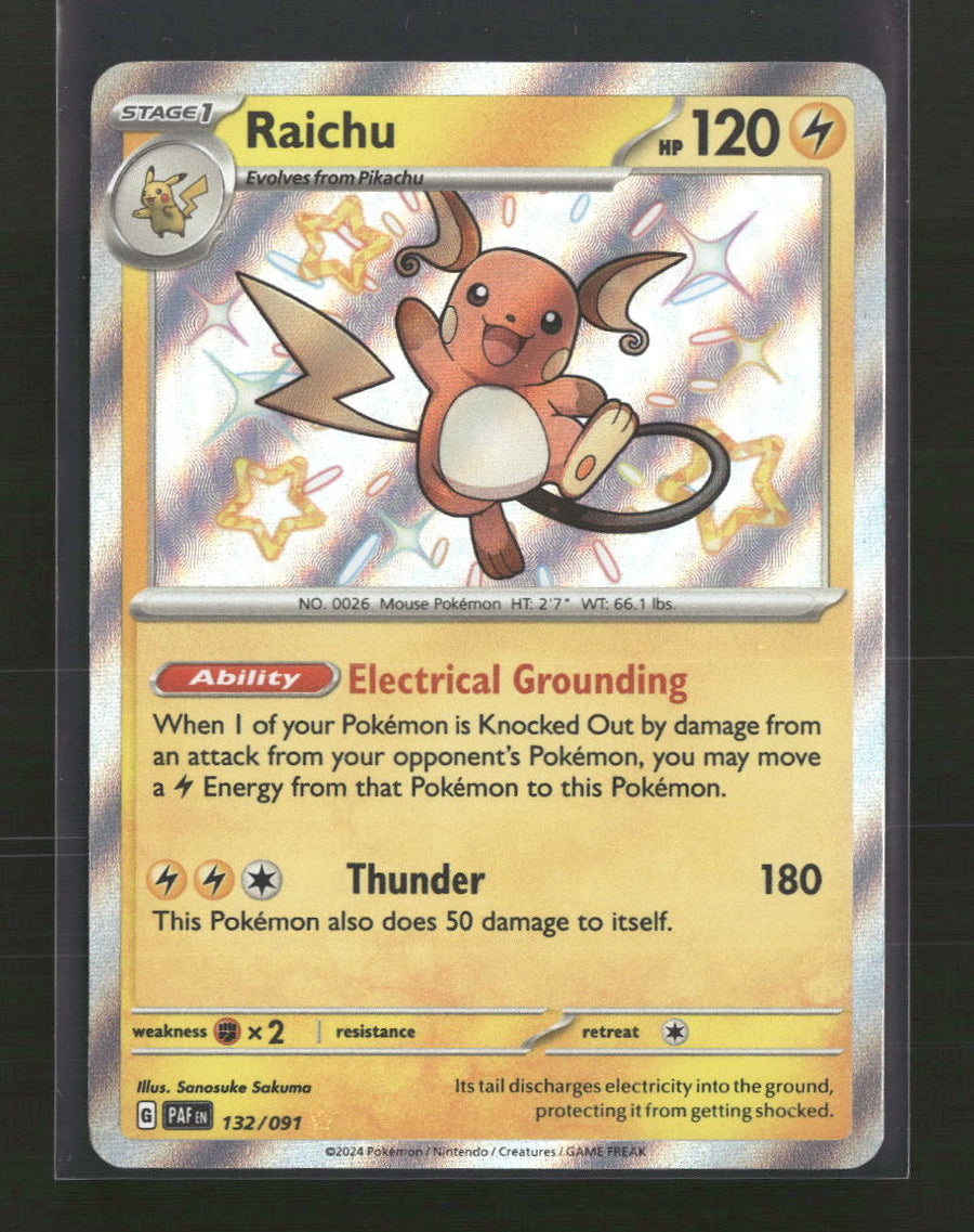 SV: Paldean Fates Raichu #132/091