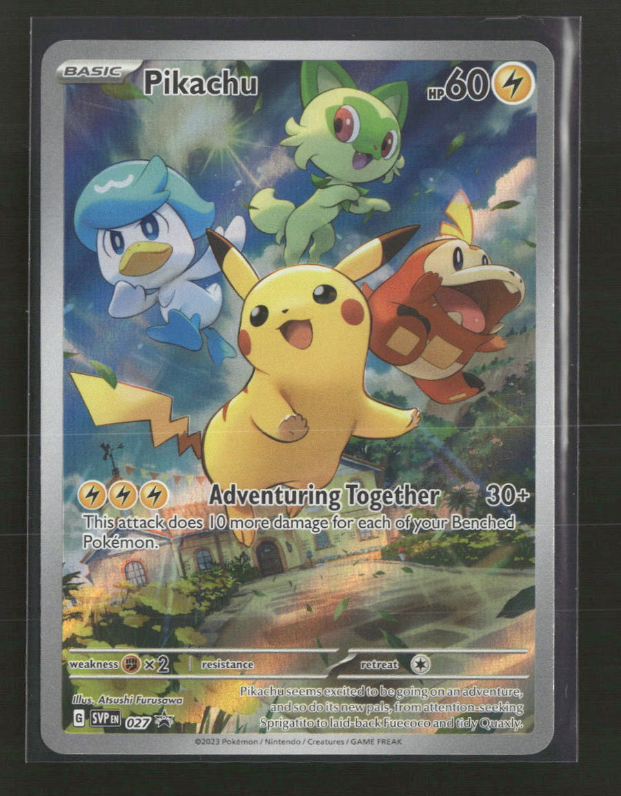 SV: Scarlet & Violet Promo Cards Pikachu #027
