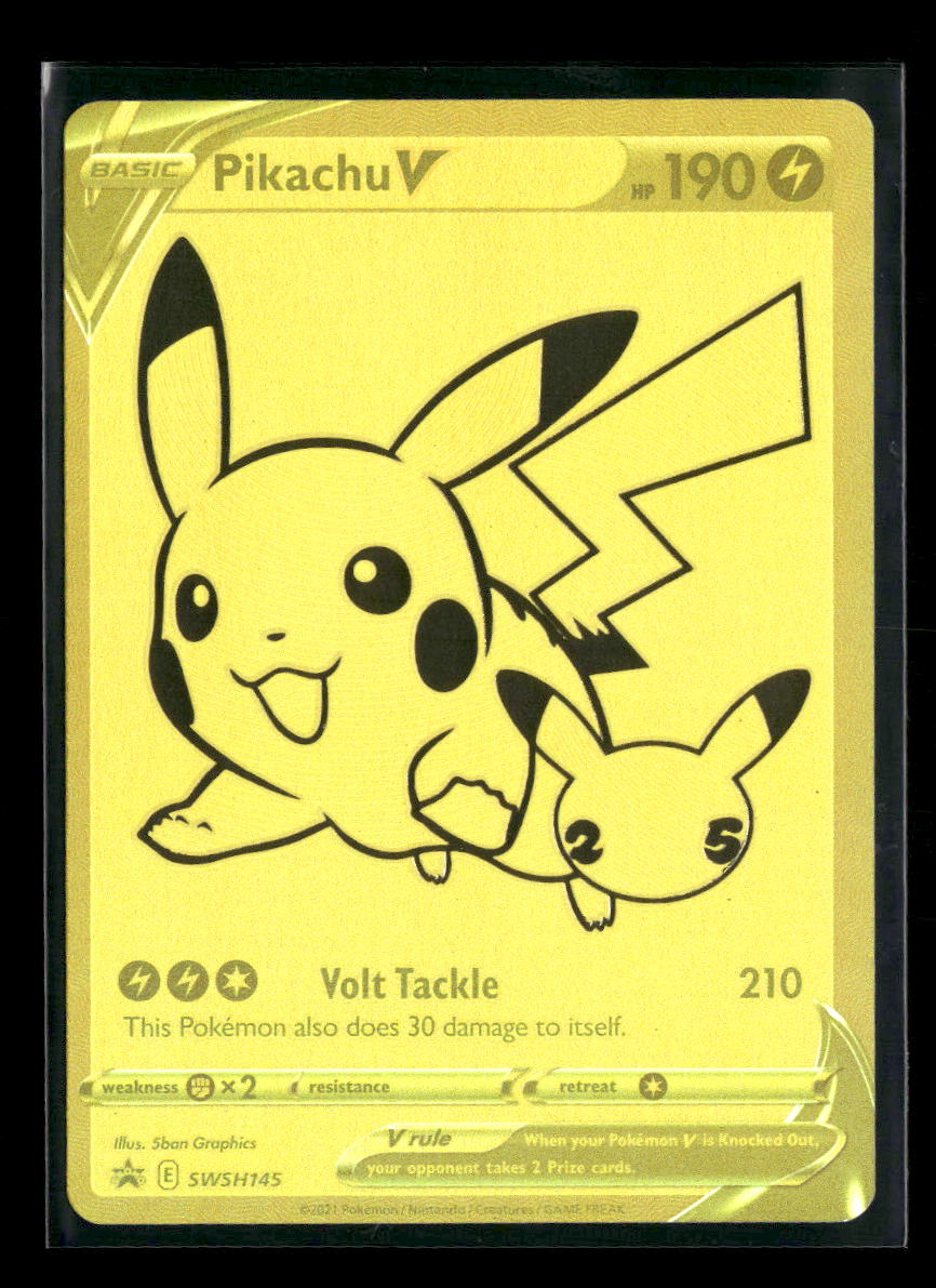 SWSH: Sword & Shield Promo Cards Pikachu V #SWSH145