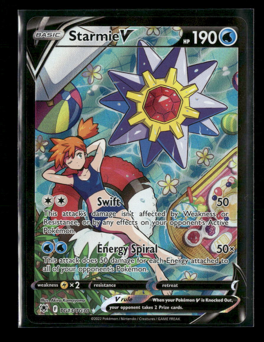 SWSH10: Astral Radiance Trainer Gallery Starmie V #TG13/TG30