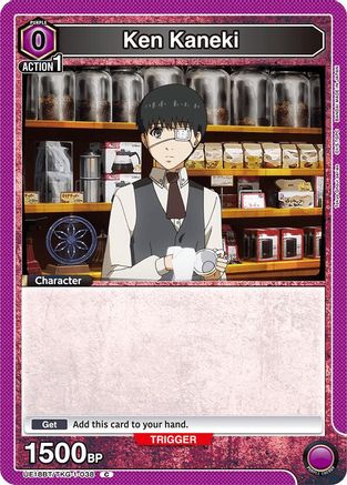 Ken Kaneki (Box Topper Foil) (UE18BT/TKG-1-038) - UE18BT Tokyo Ghoul Foil