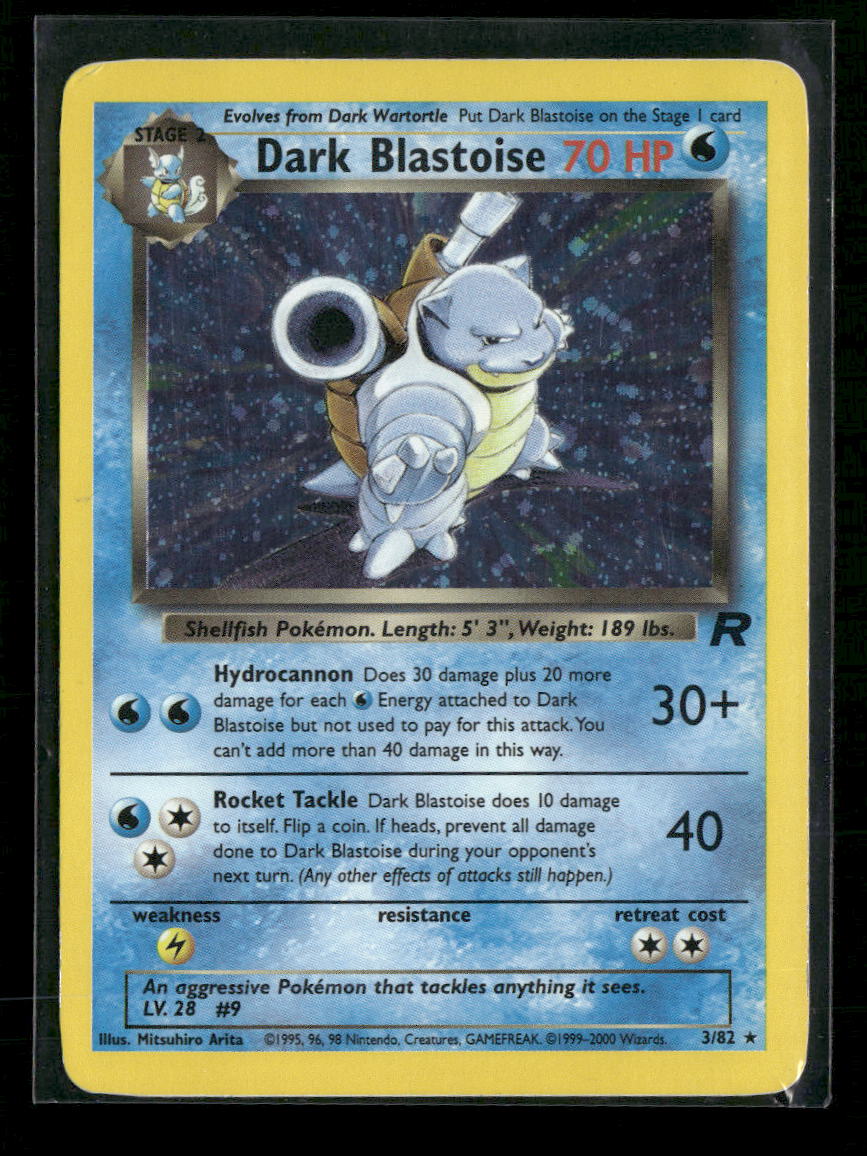 Team Rocket Dark Blastoise (3) Unlimited #03/82