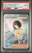 2023 Pokemon 151 Special Illustration Rare Erika's Invitation 8 PSA #203