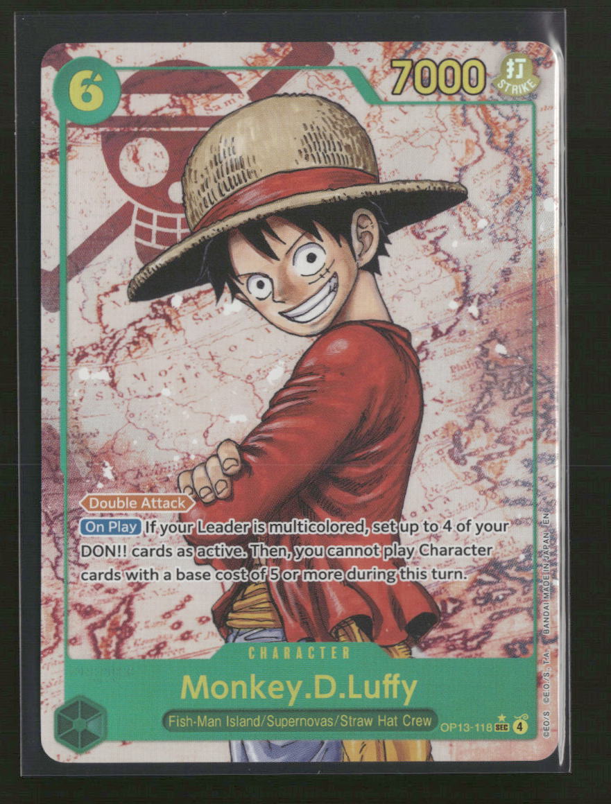 Carrying On His Will Monkey.D.Luffy (118) (Parallel) #OP13-118