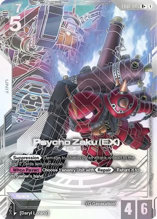 Psycho Zaku (EX) (R+) (EB01-045) - Eternal Nexus Holofoil