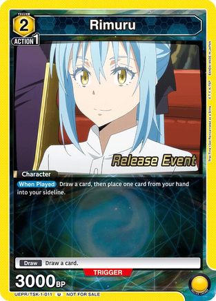 Rimuru (011) (UEPR/TSK-1-011) - UE20BT That Time I Got Reincarnated as a Slime Release Event Cards
