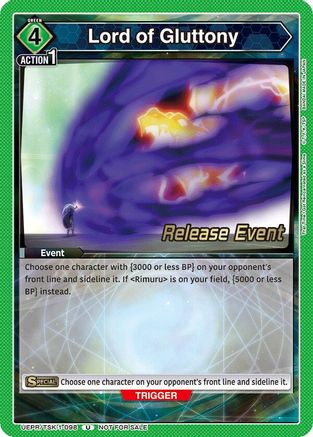 Lord of Gluttony (UEPR/TSK-1-098) - UE20BT That Time I Got Reincarnated as a Slime Release Event Cards
