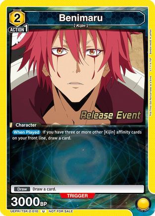 Benimaru (010) (UEPR/TSK-2-010) - UE20BT That Time I Got Reincarnated as a Slime Release Event Cards