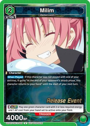 Milim (065) (UEPR/TSK-2-065) - UE20BT That Time I Got Reincarnated as a Slime Release Event Cards