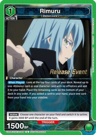 Rimuru (069) (UEPR/TSK-2-069) - UE20BT That Time I Got Reincarnated as a Slime Release Event Cards