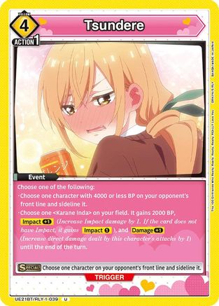 Tsundere (UE21BT/RLY-1-039) - UE21BT The 100 Girlfriends Who Really Really Really Really REALLY Love You