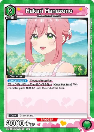 Hakari Hanazono (070) (UE21BT/RLY-1-070) - UE21BT The 100 Girlfriends Who Really Really Really Really REALLY Love You Foil