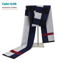Men's Winter Warm Striped Business Scarf