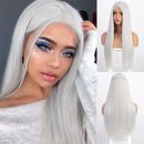 Black Long Straight Natural Lifelike Wig