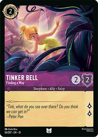 Tinker Bell - Finding a Way (56/204) - Attack of the Vine Cold Foil
