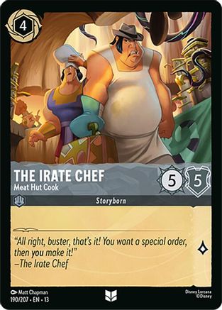 The Irate Chef - Meat Hut Cook (190/204) - Attack of the Vine Cold Foil