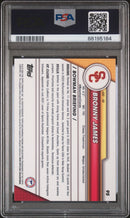2023 Bowman University Chrome Bronny James 10 PSA #95