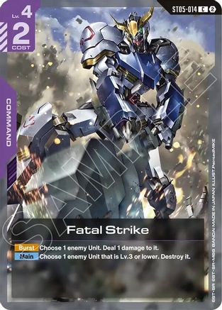Fatal Strike (ST05-014) - Deck Build Box Freedom Ascension