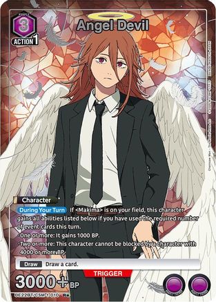 Angel Devil (010) (R*) (UE22BT/CSM-1-010) - UE22BT CHAINSAW MAN Foil