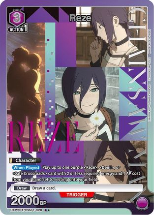 Reze (028) (U*) (UE22BT/CSM-1-028) - UE22BT CHAINSAW MAN Foil