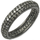 1.40 Carat Genuine TLB Diamond .925 Sterling Silver Ring