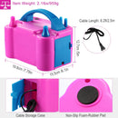 Electric Balloon Pump 600W Balloon Blower Inflator Dual Nozzle for Party Wedding Festival Decoration US/UK
