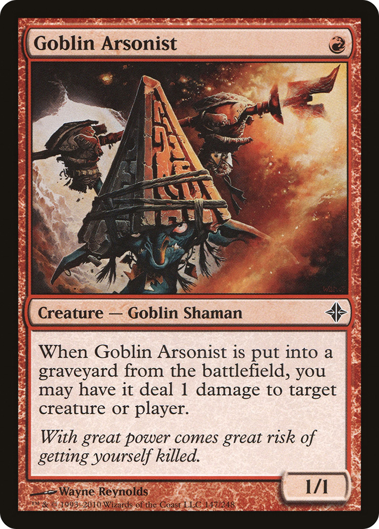 Goblin Arsonist (ROE-147) - Rise of the Eldrazi Foil
