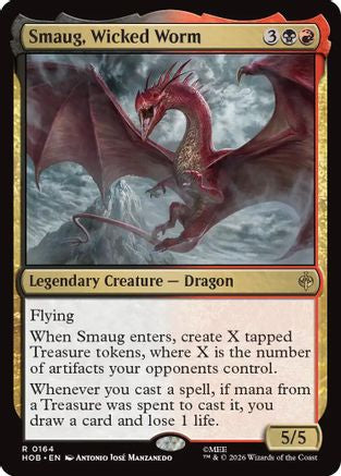 Smaug, Wicked Worm (HOB-164) - The Hobbit Foil