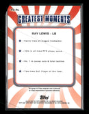 2024 Finest Finest Greats Autographs Red Refractor Ray Lewis #/5 AU #FG-RL