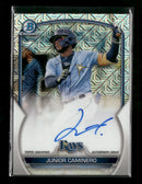 2023 Bowman Chrome Prospect Autographs Mojo Refractors Junior Caminero #BMA-JC