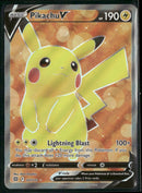 SWSH09: Brilliant Stars Pikachu V (Full Art) #157/172
