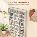 70-Inch Tall Bookshelf with 24 Cube Storage Compartments