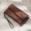 Men's Long Fashion Wallet: Zipper, Multi-card