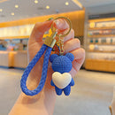 Cute Bear Heart Keychain Pendant