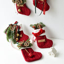 Knitted Christmas Stockings, Decoration, Scene Layout