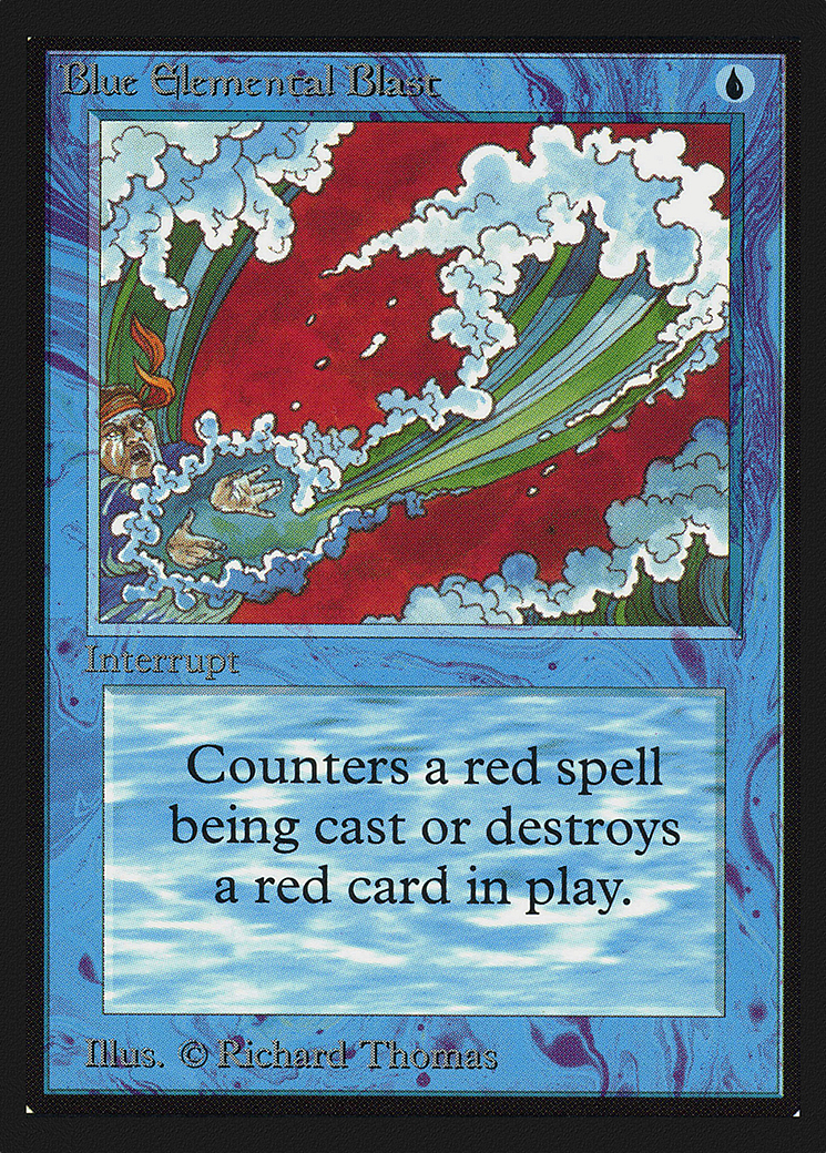 Blue Elemental Blast (IED-050) - Intl. Collectors' Edition