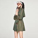 Women's Trench Coat Mid-length Korean Style Spring And Autumn