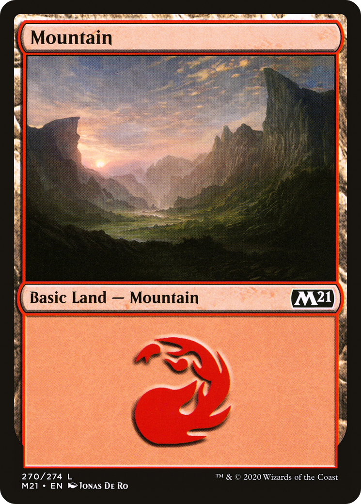 Mountain (M21-270) - Core Set 2021 Foil