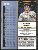 2025 Topps Chrome Cosmic Aqua Equinox Refractor Aaron Judge #/199 #185