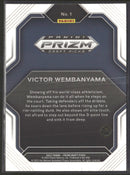 2023 Panini Prizm Draft Picks Fireworks Victor Wembanyama #1